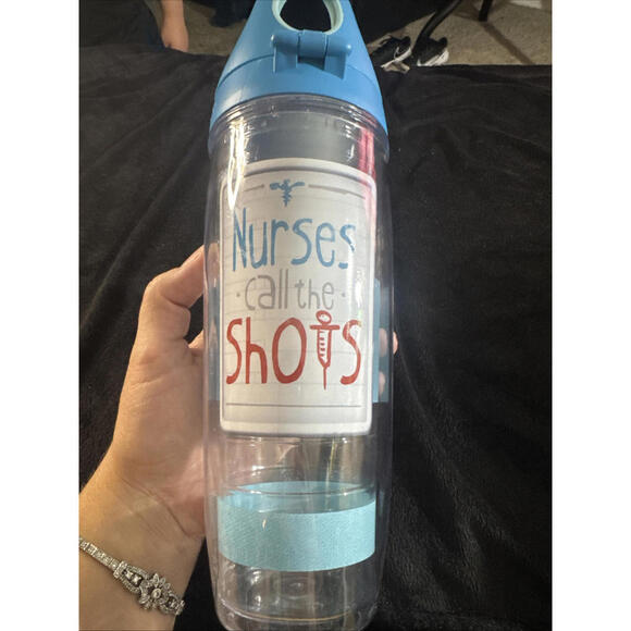 Tervis Tumbler for Nurse Call the Shots  24 oz. Flip Top Lid‎ Insulated Hot Cold - Picture 1 of 11
